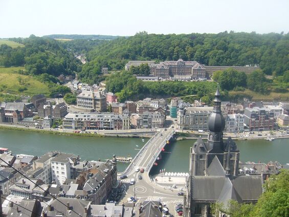 Dinant vu depuis le téléphérique.