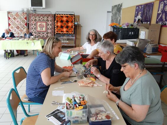 En plein atelier...
Photo Philippe Pépin.