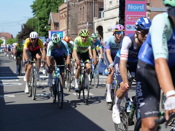 Photo d'un groupe de coureurs.