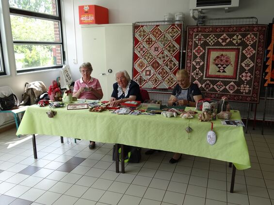 De belles créations étaient exposées.
Photo Phllippe Pépin.