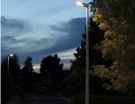 Eclairage public LED, rue Lucien Jonas.